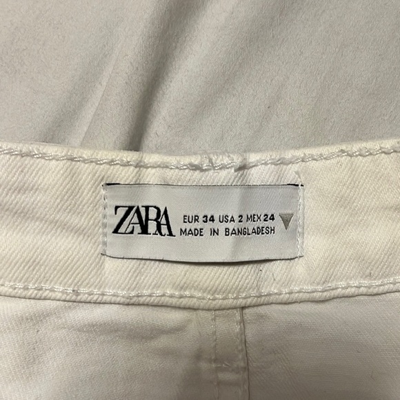 Zara white denim shorts - Picture 5 of 5